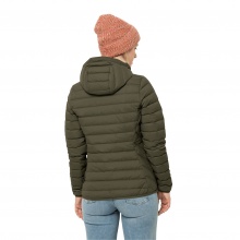 Jack Wolfskin Zimowa kurtka puchowa Glowing Mountain Jacket (wiatrproof, ciepła, bez PFC) bonseigrün Damska